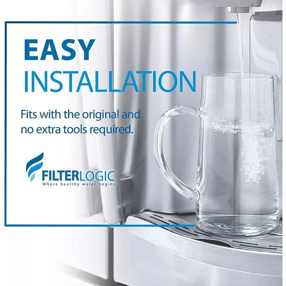 FilterLogic ADQ73613401 Refrigerator 2 Water Filter Replacements for LG® LT800P® - Picture 6 of 8
